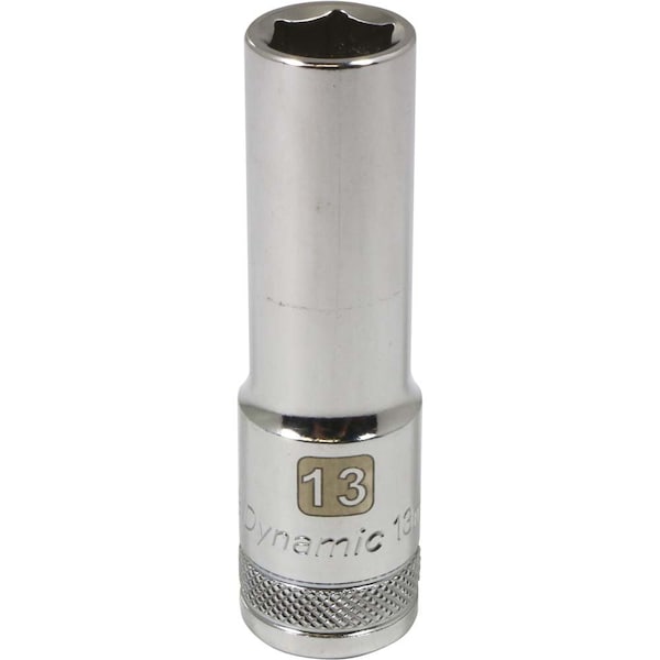 1/2" Drive, 13mm Metric Socket, 6 Points